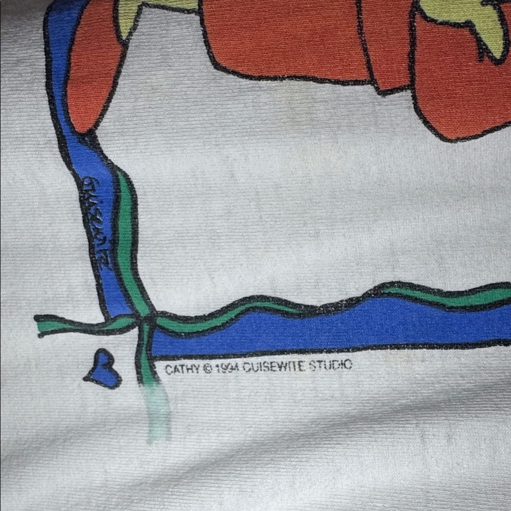 Vintage Cathy Guisewite Daughter Love T-Shirt / 1994 / XL / 2X / Single Stitch - Picture 4 of 10